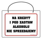 Tablica laminowana A5 - na kredyt i pod zastaw