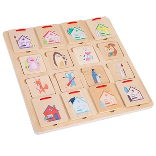 Gdzie się ukryłeś, otwierając zagadki logiczne - Układanki dla dzieci - miniaturka - grafika 1