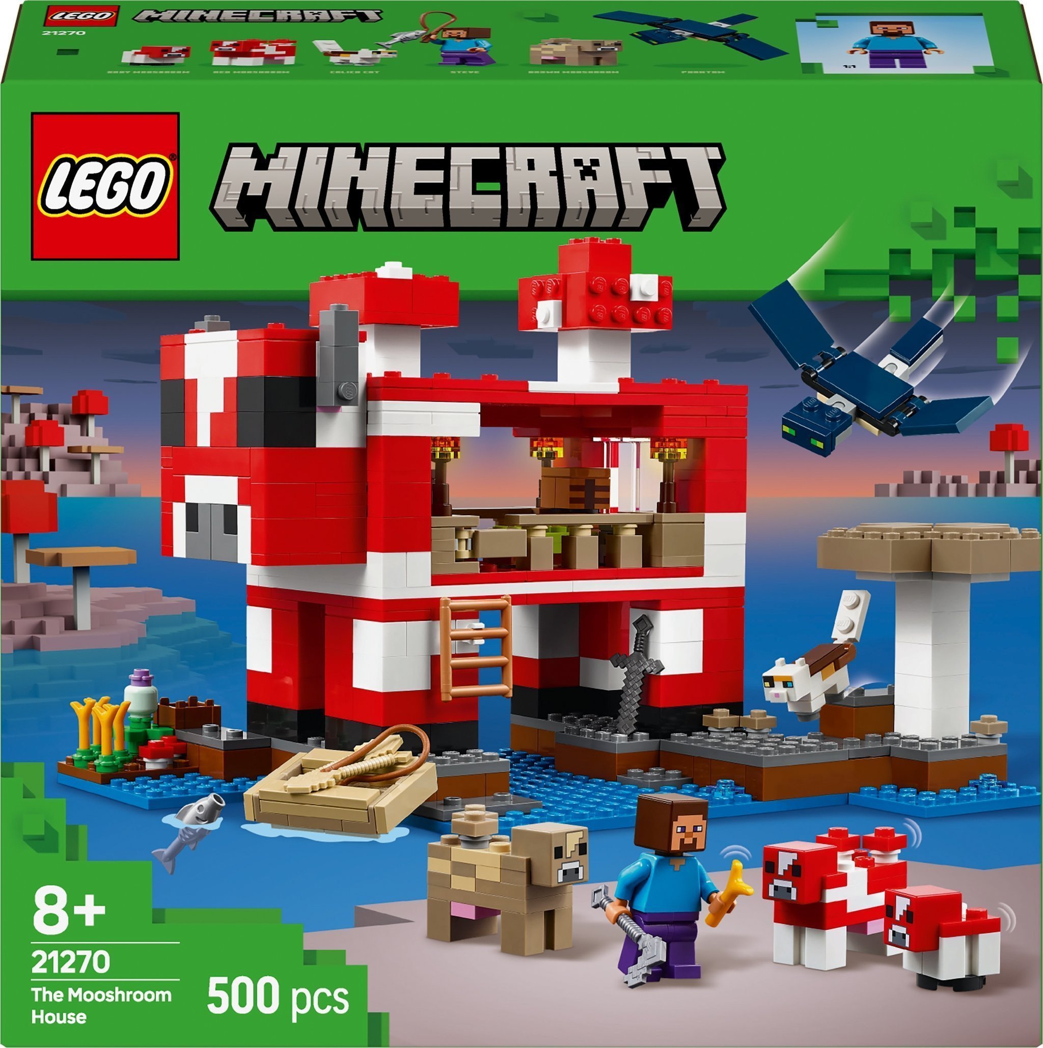 LEGO Minecraft Dom grzybowej krowy 3 szt. 21270