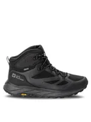 Buty trekkingowe męskie - Jack Wolfskin Trekkingi Terraventure Texapore Mid M 4051521 Czarny - miniaturka - grafika 1