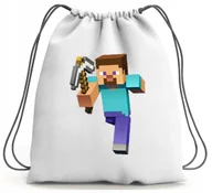 Torby szkolne - PLECAK WOREK MINECRAFT SZKOLNY NA BUTY WF - miniaturka - grafika 1