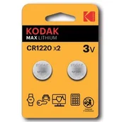 Baterie i akcesoria - Baterie KCR1220 Kodak 2 sztuki KODAK - miniaturka - grafika 1