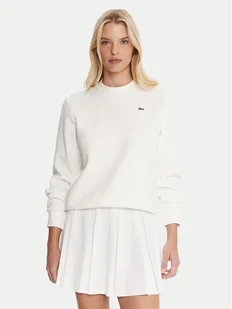 Lacoste Bluza SF5245 Écru Relaxed Fit - Bluzy damskie - miniaturka - grafika 1