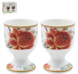 KIELISZKI DO JAJEK NA MIĘKKO Anthina Kwiaty Egzotyczne William Morris - KOMPLET 2 SZT. - Kieliszki - miniaturka - grafika 1