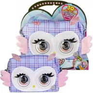 Zabawki interaktywne dla dzieci - Purse Pets Torebka Interaktywna Z Oczami Sowa Hoot Couture Owl Print Perfect Spin Master - miniaturka - grafika 1