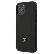 Etui i futerały do telefonów - Ferrari FEOGOHCP12LBK iPhone 12 Pro Max 6,7" czarny/black hardcase Off Track Perforated - miniaturka - grafika 1