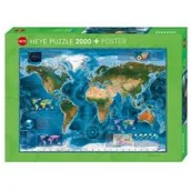 Puzzle - Heye 2000 ELEMENTÓW Mapa satelitarna - miniaturka - grafika 1