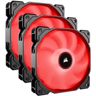 Corsair Air Series AF120 LED Red Triple Pack | (CO-9050083-WW) - Chłodzenie procesora - miniaturka - grafika 1