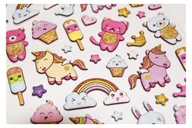 Zabawki kreatywne - NAKLEJKI TWEENY PIANKOWY JEDNOROŻEC I LODY - miniaturka - grafika 1