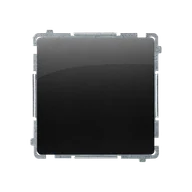 Wyłączniki światła i elektryczne - Kontakt Simon Przycisk zwierny bez piktogramu BASIC - czarny mat - miniaturka - grafika 1