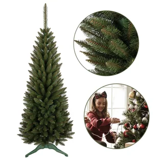 Sztuczna choinka Świerk klasyczny slim PVC 90cm - Choinki - miniaturka - grafika 1