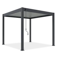 Kratki i pergole - Pergola tarasowa ELEGANCE 3x3 Anthracite/Light Grey - Gutroof - miniaturka - grafika 1