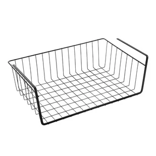 Czarny wiszący koszyk kuchenny Metaltex, dł. 40 cm - Półki do kuchni - miniaturka - grafika 1
