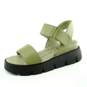 Sandały damskie - Sandały damskie VINCEZA 10919 zielone - miniaturka - grafika 1