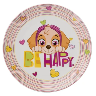 Nickelodeon NICKELODEON TALERZ PORCELANOWY GIRLS PSI PATROL 19 CM PORCELANA 35428 - Talerze - miniaturka - grafika 1