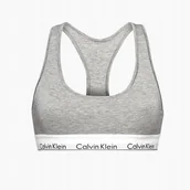 Biustonosze - Calvin Klein biustonosz miękki szary rozmiar XS - miniaturka - grafika 1