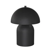 Lampy stojące - Prosta lampka nocna, czarny grzybek 1451/LN2 z serii MUSH LN2 BL - miniaturka - grafika 1