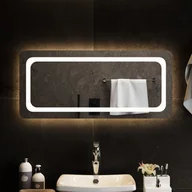 Lustra - vidaXL Lustro łazienkowe z LED, 90x40 cm - miniaturka - grafika 1