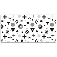Podkładki na biurko - Podkładka na biurko Geometryczne wzory 120x60 cm, Dywanomat - miniaturka - grafika 1