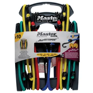 VSA Van Spijk Master Lock 10-częściowy zestaw linek bungee Twin Wire, 3043EURDAT - Łańcuchy i liny stalowe - miniaturka - grafika 3