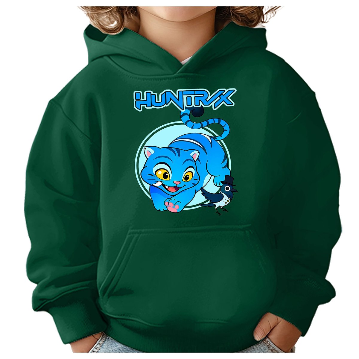 BLUZA DZIECIĘCA DERPY KOT DEMON HUNTERS HUNTRIX 146-152 Z KAPTUREM