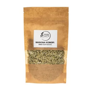 Your Taste, nasiona konopi łuskane, 500 g - Ziarna i nasiona roślin strączkowych - miniaturka - grafika 1