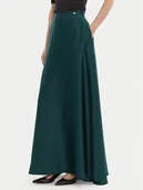 Spódnice - Rinascimento Spódnica trapezowa CFC0125080003 Zielony Regular Fit - miniaturka - grafika 1