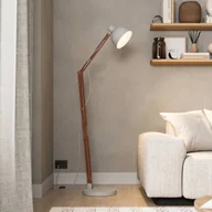 Lampy stojące - Lampa podłogowa Skansen, regulowana, szara - miniaturka - grafika 1