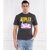 Koszulki męskie - Replay T-shirt OPEN END Regular Fit - miniaturka - grafika 1