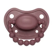 Smoczki uspokajające - Luu Kids, smoczek uspokajający, pozycjonujący, silikonowy, Moroccan Pink, 0-3 miesiące, 1 sztuka - miniaturka - grafika 1