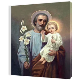 Obraz religijny na płótnie Święty Józef - Ikony i obrazy sakralne Obraz religijny na płótnie Święty Józef - Ikony i obrazy sakralne - miniaturka - grafika 1