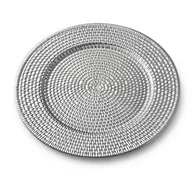 Talerze - BLANCHE COLOURS Podtalerz Art. Dekoracy33x33xh2cm - miniaturka - grafika 1