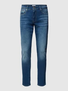 Jeansy o kroju slim fit z naszywką z logo model ‘SLOOM’ - Spodnie męskie - miniaturka - grafika 1