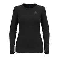 Koszulki i topy damskie - Koszulka damska Odlo BL TOP crew neck l/s MERINO 200 - miniaturka - grafika 1