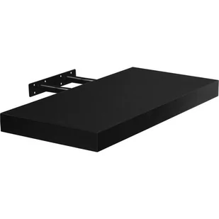 CZARNA PÓŁKA NAŚCIENNA WISZĄCA VOLATO 30 CM - Półki do salonu - miniaturka - grafika 3