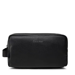 CALVIN KLEIN Kosmetyczka 22 cm ck black K50K507347-BAX - Kosmetyczki, organizery i kuferki - miniaturka - grafika 2