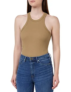 G-STAR RAW Women's Italian Army Ultra Slim Tank top wmn T-Shirt, beżowy/khaki (Safari D22768-D289-B444), XL, beżowy/khaki (Safari D22768-d289-b44), XL - Koszulki i topy damskie - miniaturka - grafika 1