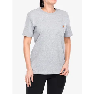 Koszulka bawełniana damska Carhartt Workwear Pocket S/S T-Shirt - Koszulki sportowe damskie - miniaturka - grafika 1
