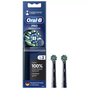 Końcówka szczoteczki ORAL-B Pro Cross Action Czarny (2 szt.) - Końcówki do szczoteczek elektrycznych - miniaturka - grafika 1