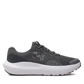 Buty dla chłopców - Buty do biegania Under Armour UA BGS Surge 4 3027103-101 Szary - miniaturka - grafika 1