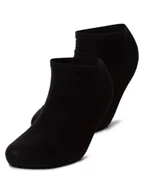 Skarpetki damskie - Tommy Hilfiger Damskie skarpetki do trampek w 2-paku Kobiety czarny jednolity, 35-38 - miniaturka - grafika 1