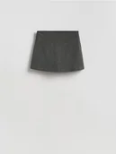 Spodenki damskie - Reserved - Spódnico-szorty z dodatkiem wiskozy - ciemnoszary - miniaturka - grafika 1