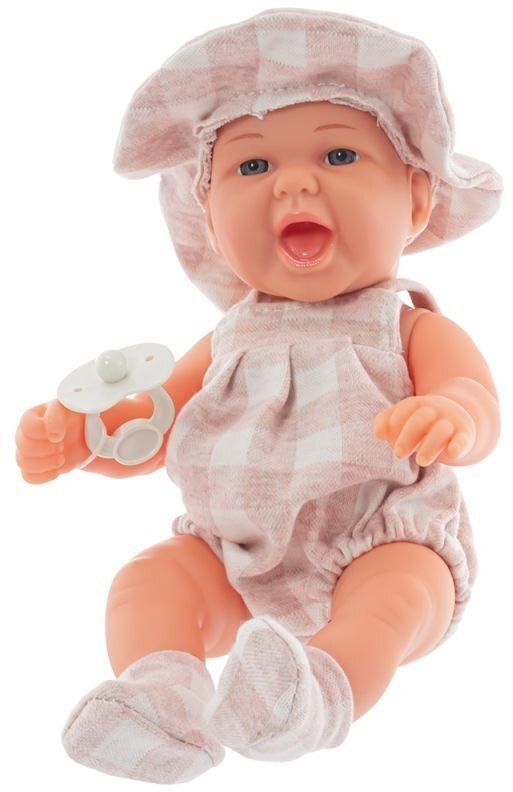 EUROBABY ZABAWKI LALKA W UBRANKU BOBAS 28CM RUCHOMA GŁÓWKA RĄCZKI NÓŻKI