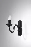 Lampy ścienne - Sollux Lighting Minerwa kinkiet 1-punktowy biały/czarny SL.0216/SL.0220 - miniaturka - grafika 1