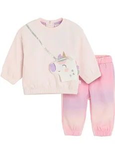 COOL CLUB 2-częściowy zestaw w kolorze jasnoróżowym - Bluzy i sweterki niemowlęce - miniaturka - grafika 1