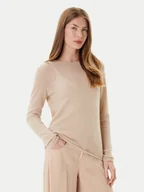 Swetry damskie - JOOP! Sweter 58 252KN58Kacy 30047487 Beżowy Slim Fit - miniaturka - grafika 1