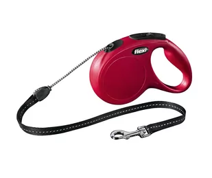 Flexi smycz New Classic M 8m/20kg czerwona - Smycze dla psów - miniaturka - grafika 2