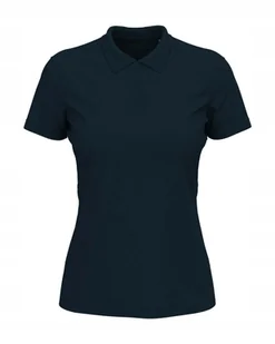 Koszulka damska polo Polówka Stedman ST9160 Marina Blue DUŻY ROZMIAR 3XL - Koszulki i topy damskie - miniaturka - grafika 1
