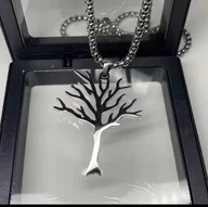 Łańcuszki - Naszyjnik łańcuszek drzewo tree xxxtentacion - miniaturka - grafika 1