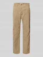 Spodnie męskie - Spodnie sztruksowe o kroju slim fit z mieszanki bawełny - miniaturka - grafika 1